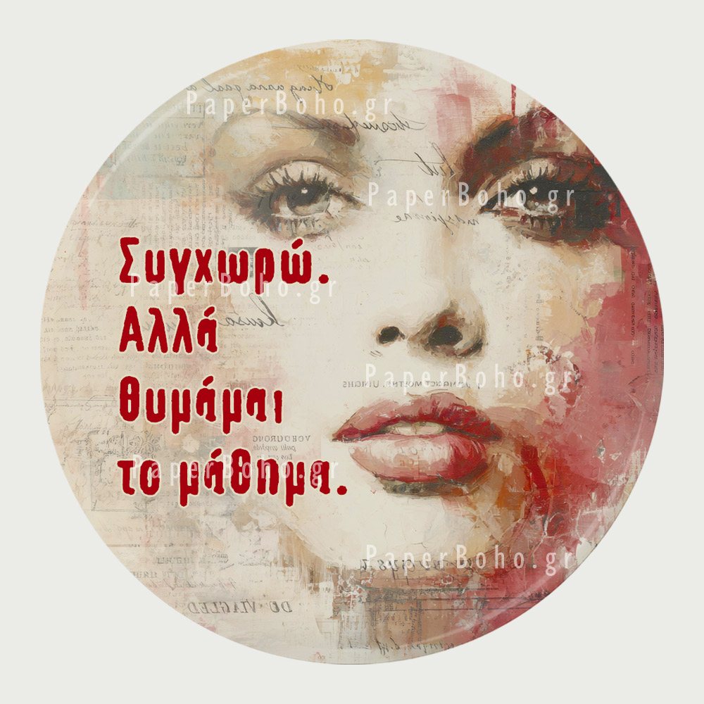 Μαγνητάκι Ψυγείου Γυναίκα Φράση Δύναμης