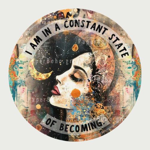 Μαγνητάκι Ψυγείου Φεγγάρι Constant State of Becoming