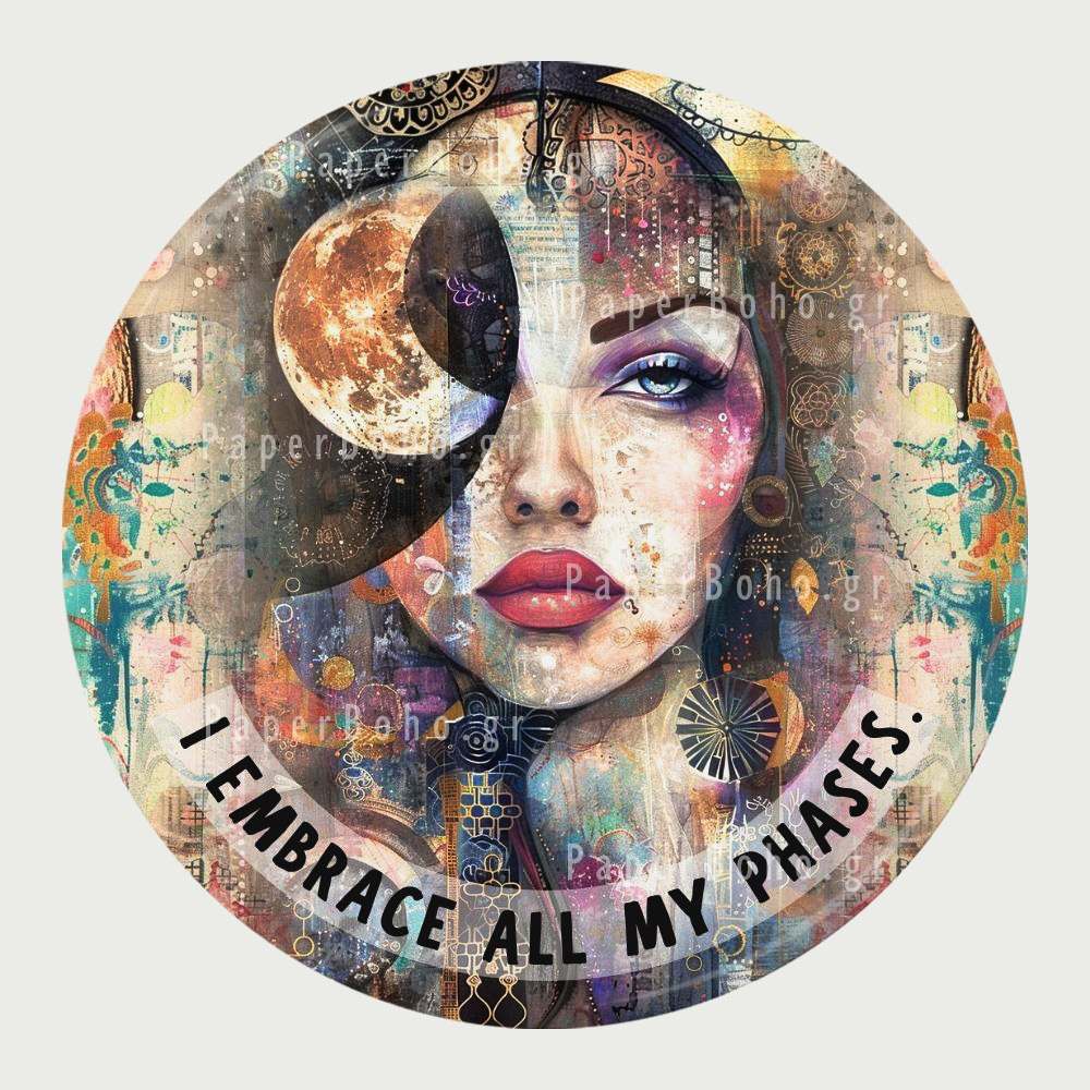 Μαγνητάκι Ψυγείου Φεγγάρι Embrace my Phases
