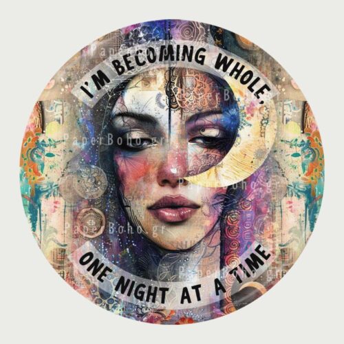 Μαγνητάκι Ψυγείου Φεγγάρι Becoming Whole
