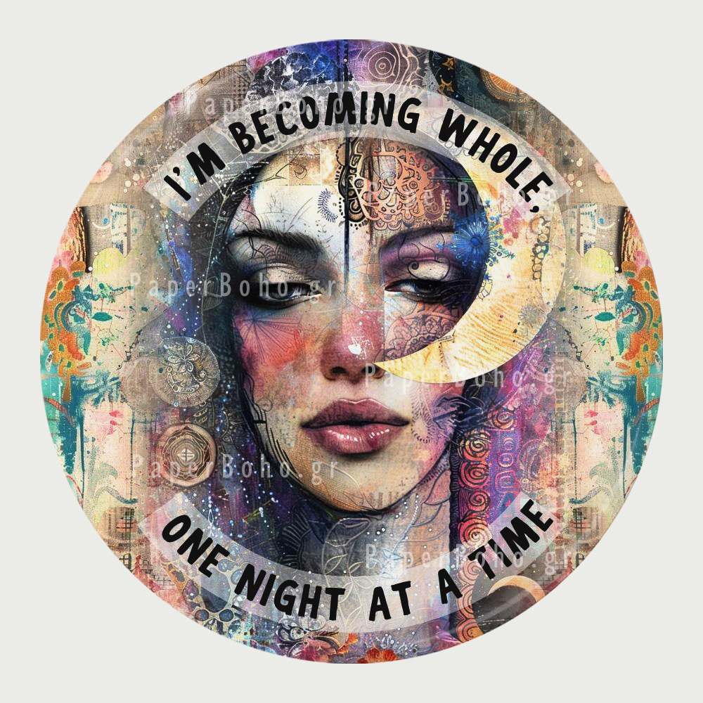 Μαγνητάκι Ψυγείου Φεγγάρι Becoming Whole