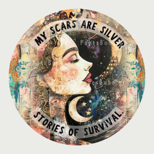 Μαγνητάκι Ψυγείου Φεγγάρι Scars Silver Stories