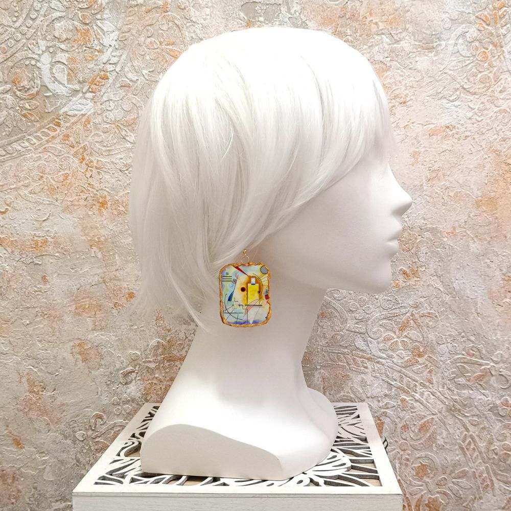 Μοντέρνα Τέχνη Σκουλαρίκια Κοσμήματα "Museum Treasures" • 24k - Image 2